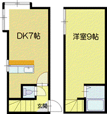 AMS文京台南町II(1DK/2階)の間取り写真