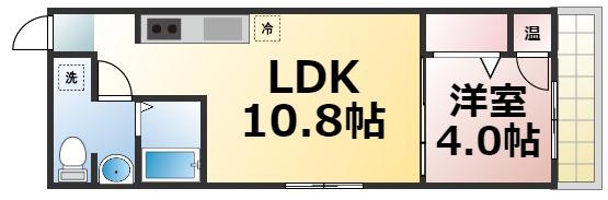 F MAISON LORE V番館(1LDK/3階)の間取り写真