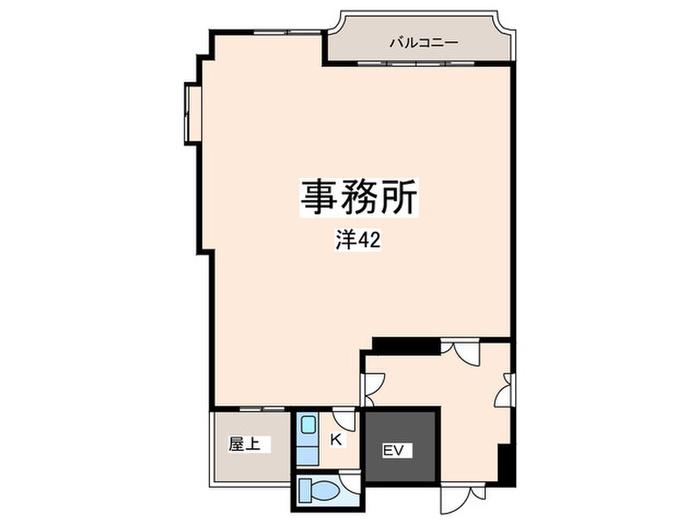 雅ビルド(1K/2階)の間取り写真