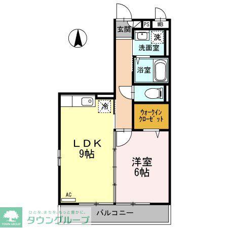 エクセレンス(1LDK/3階)の間取り写真