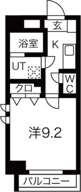 ヴィガラス永田町(1K/5階)の間取り写真