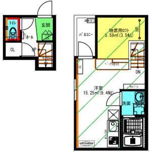 FORESTA(1LDK/2階)の間取り写真