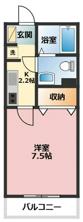 メゾンアイ 1階階 間取り