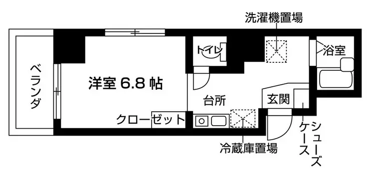 レキップ小平 2階階 間取り