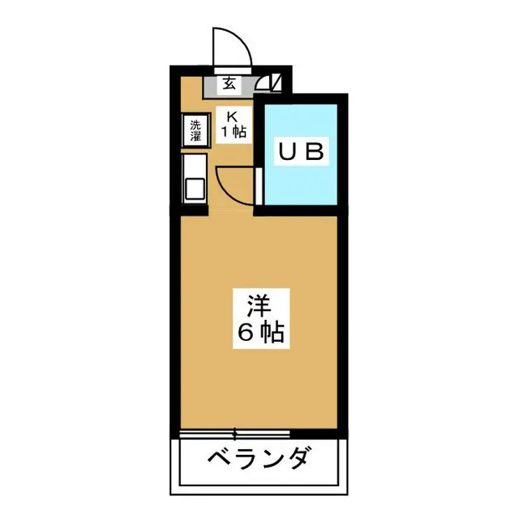 クリオ新子安ファースト 8階階 間取り