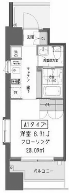 ガーデン蒲田 5階階 間取り