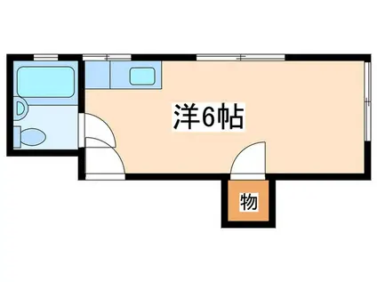 グリーンコーポ(ワンルーム/2階)の間取り写真