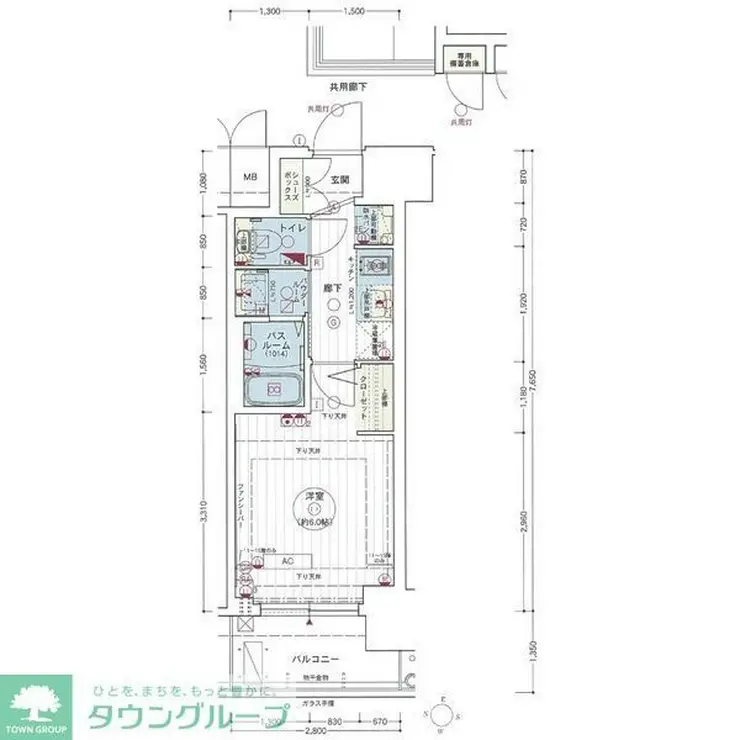 Brillia代官山プレステージ 7階階 間取り