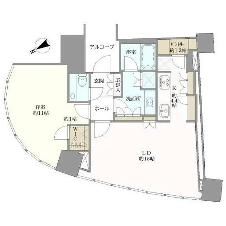 パークコート青山ザ タワー 8階階 間取り