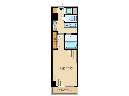 第7千代鶴ビル(1K/5階)の間取り写真