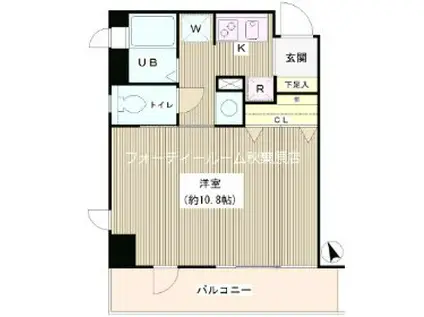 アルエット台東(1K/6階)の間取り写真