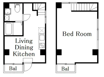 DECOR RESIDENCE田原町(1LDK/5階)の間取り写真