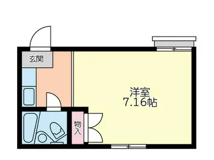 NT池袋コーポ(ワンルーム/1階)の間取り写真