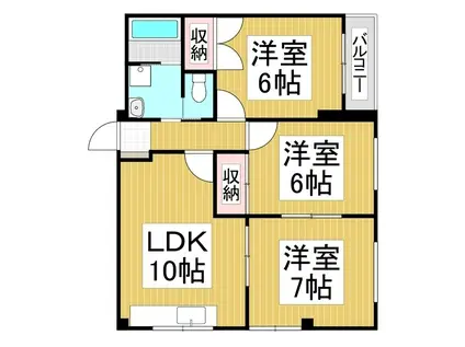 リジューム(3LDK/1階)の間取り写真