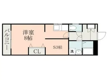 NSグランデール(ワンルーム/3階)の間取り写真