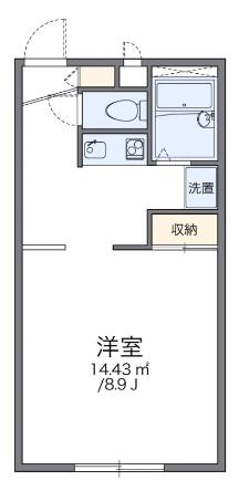 レオパレスマーガレット(1K/2階)の間取り写真