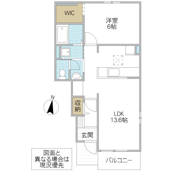 SUN・MKH I(1LDK/1階)の間取り写真