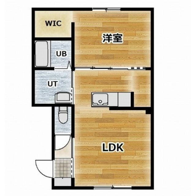 LIBRA(1LDK/1階)の間取り写真