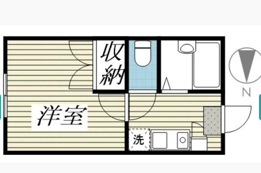 クリアI(1K/3階)の間取り写真