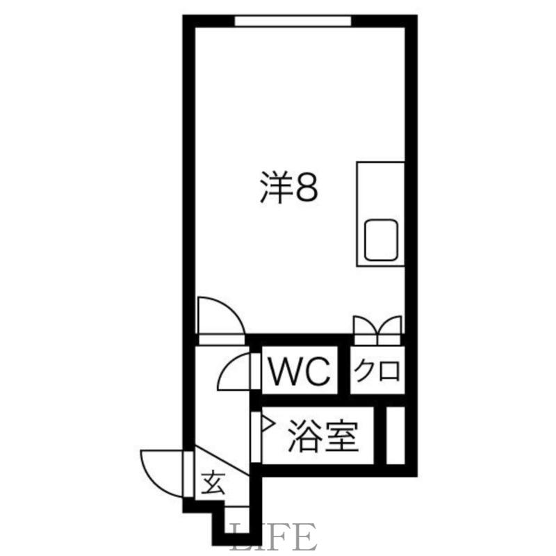 10BOX本郷(ワンルーム/2階)の間取り写真