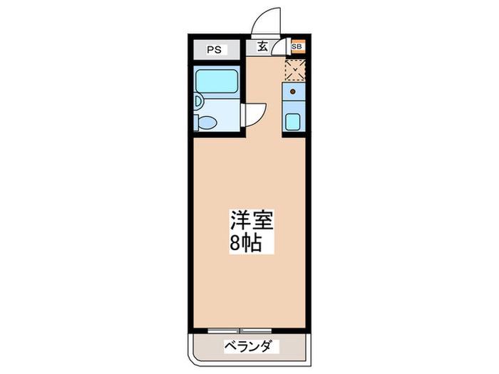 ARK HOUSE ASAGAYA(ワンルーム/2階)の間取り写真