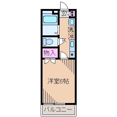 フィリア日吉(1K/1階)の間取り写真