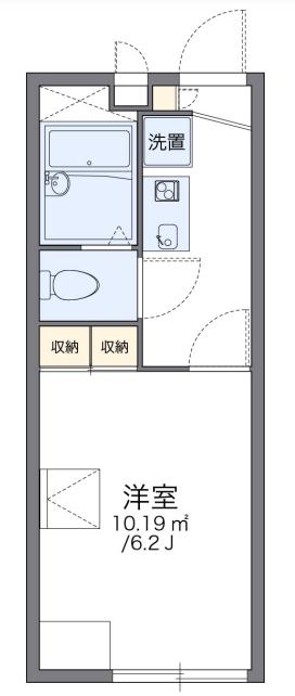 プリムローズ(1K/2階)の間取り写真