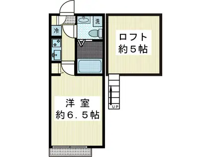 ーMA PIESーマ・ピエス登戸(1K/1階)の間取り写真