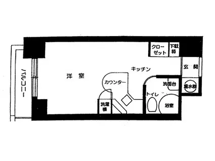 ラ・パルフェ・ド・札幌(ワンルーム/5階)の間取り写真