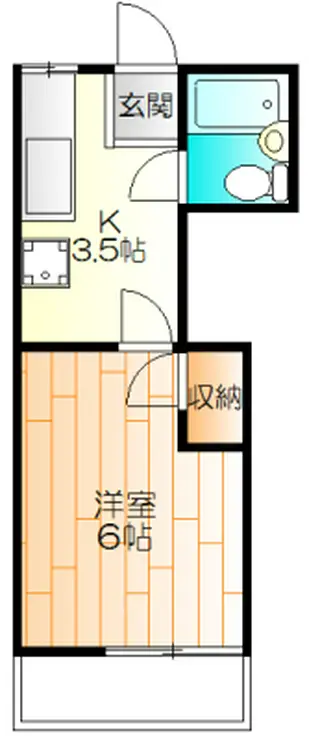 メゾンアベ 2階階 間取り