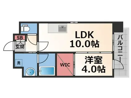 グランドゥーエ永和駅前(1LDK/8階)の間取り写真