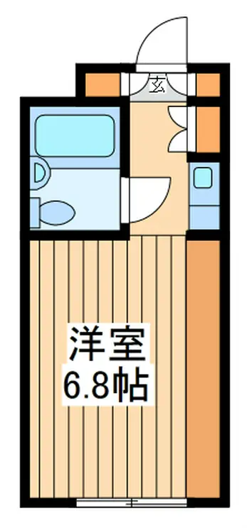 ドミール玉川学園 3階階 間取り