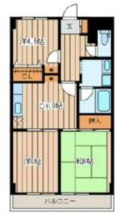 ラベニール鹿島 4階階 間取り