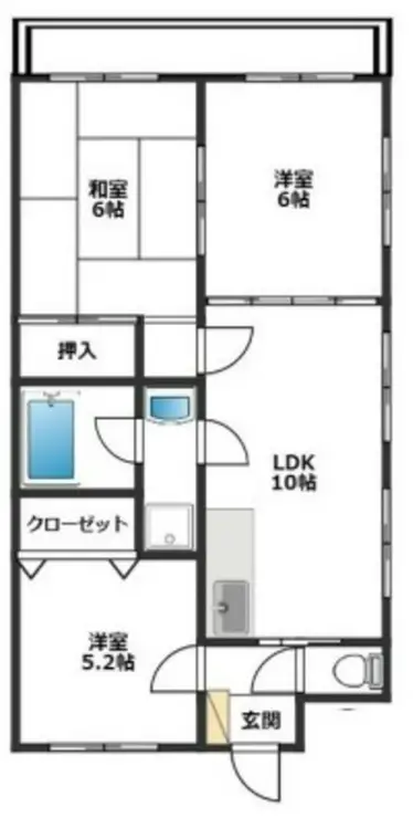 J.S.TERRACE 5階階 間取り