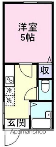 ＪＲ阪和線 紀伊駅 徒歩56分 2階建 築1年(1K/1階)の間取り写真