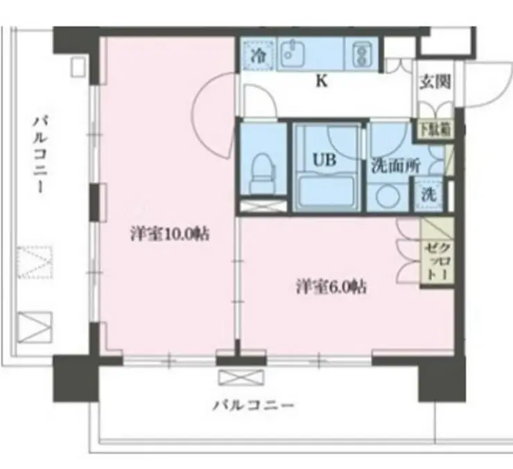 ガレリア東新宿 10階階 間取り