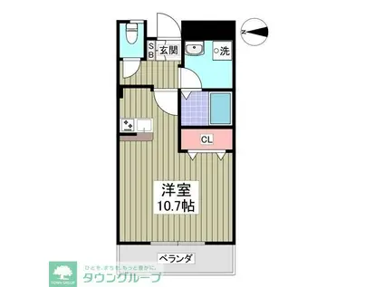 ベル フロースト弐番館(ワンルーム/5階)の間取り写真