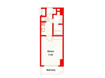 HAYMAN YOKOHAMA(1K/5階)の間取り写真