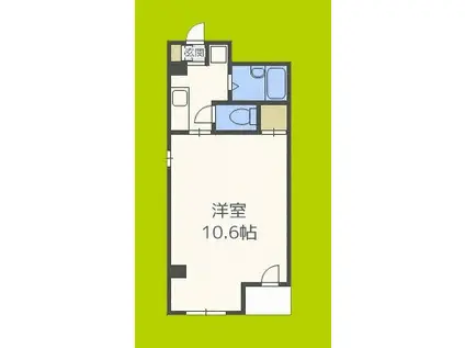 TAIHOセンティーレパークフロント(1K/5階)の間取り写真