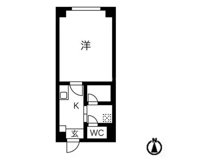 D-STYLE亀戸(1K/4階)の間取り写真