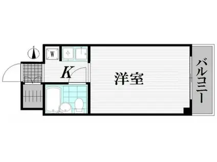 リジョイス常盤台(ワンルーム/3階)の間取り写真