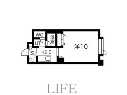 藤井ビルひばりが丘(1K/4階)の間取り写真