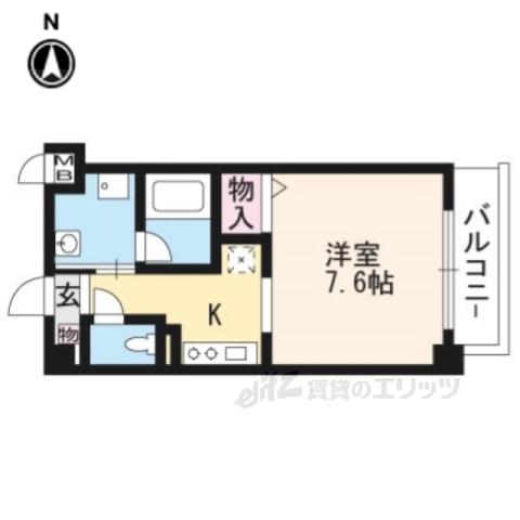 SPRUCETONEMFスプルースト(1K/3階)の間取り写真