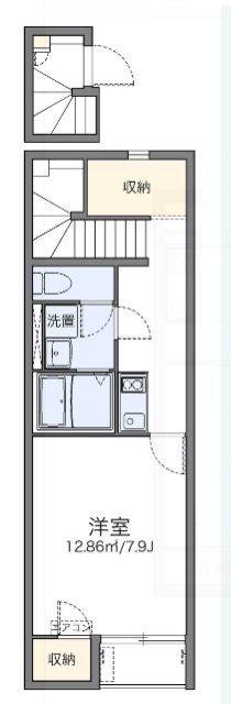 レオネクスト六甲篠原(1K/2階)の間取り写真