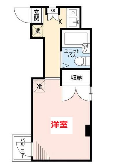 マイナビSTAYパレス田園調布1丁目(ワンルーム/3階)の間取り写真