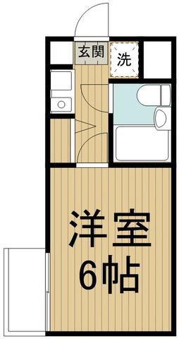 グレイス大栄(1K/3階)の間取り写真