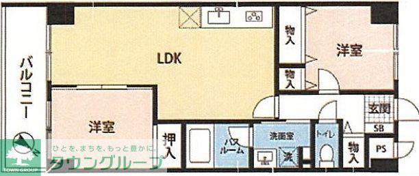 プレジデント1(3DK/3階)の間取り写真
