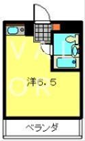 相模楽聖会館(ワンルーム/3階)の間取り写真