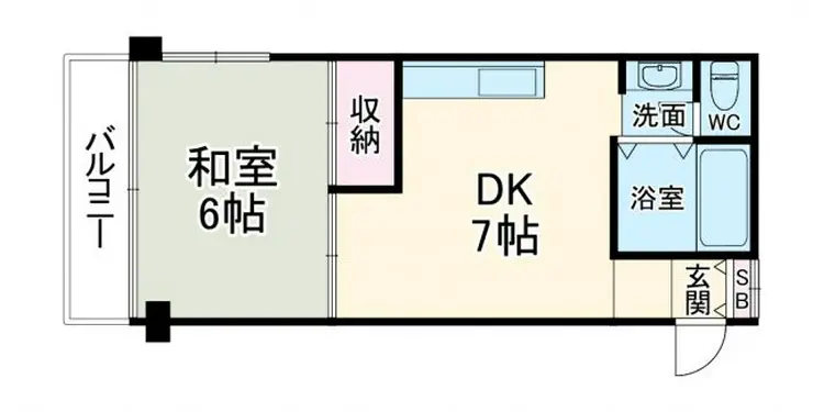 徳永荘 2階階 間取り