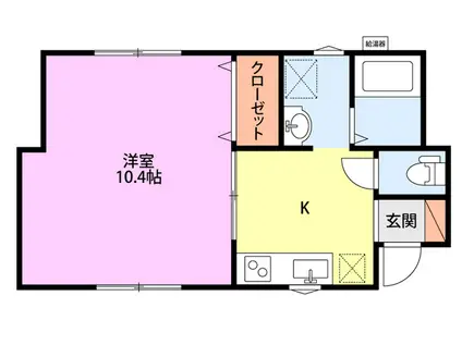ＪＲ磐越西線 東新津駅 車で11分 2階建 新築(1K/1階)の間取り写真